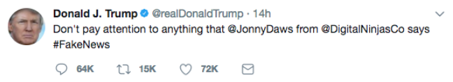 Trump - fake news