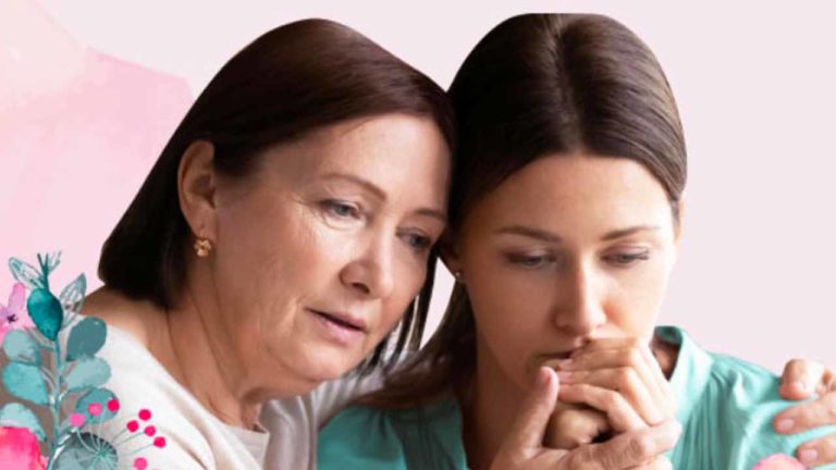 pink elephants support network - photo of two women supporting each other